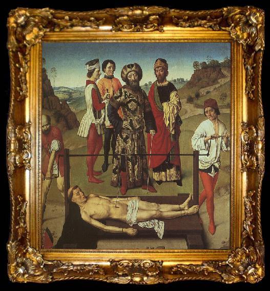 framed  Dieric Bouts The Martyrdom of St.Erasmus, ta009-2